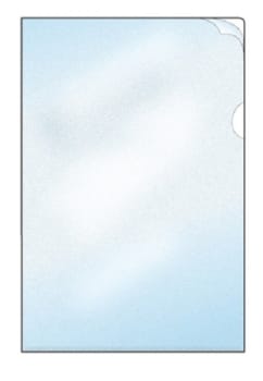 Plastmapp A4 transparent 0,12mm miljövänlig PP