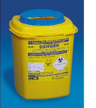 Kanylburk Sharpack 220 22l 383x315x297mm öppning 127x85,5mm