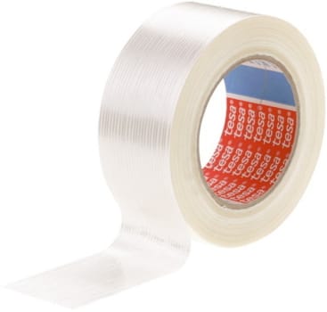 Bandningstejp Tesa 4574 50mmx50m PP glasfiberarmerad transparent