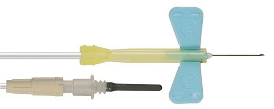 Venprovt set safety-lok 0,6x19mm säkerhet ster blå 23g 305mm luer