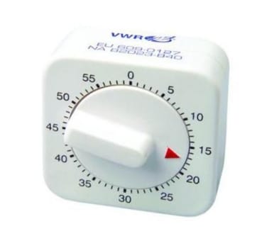Signalur analog bord 60min med vred och larm