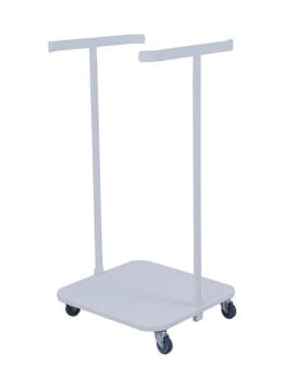 Säckställ utan lock vit 60l 34x34x67cm