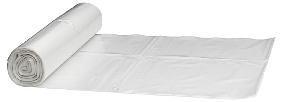 Avfallssäck transparent 125l LLPDE 750x1150mm 35my 25st/rle