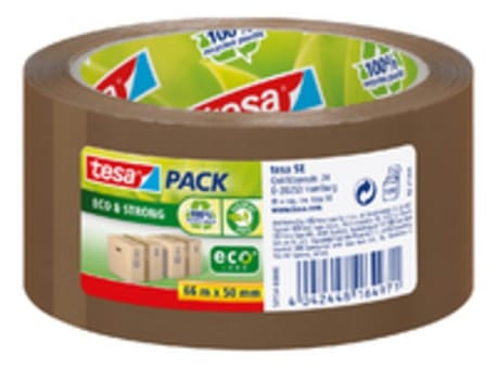 Packtejp Tesa eco 50mmx66m PP brun