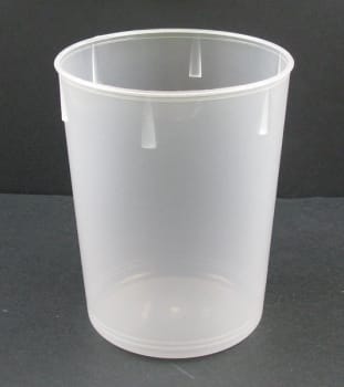 Burk 500ml ø85mm h111mm pp passande lock 5042062 1st/fp