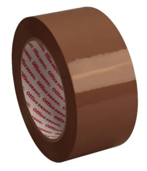 Packtejp Office Depot 50mmx66m PP brun
