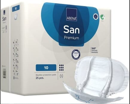 Inko skydd Abena San Premium 10. 36x70cm, ABS ISO 2990ml, Svanenmärkt