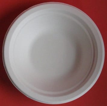Tallrik djup vit 18cm sockerrör