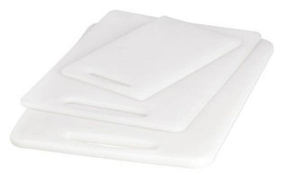 Skärbräda plast 35x25x0,7 med handtag