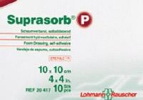 Suprasorb p 7,5x7,5cm steril vidhäftande