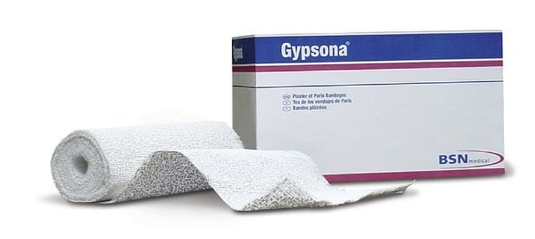 Kalkgips Gypsona 15cmx3m gasväv 100% bomull / rulle