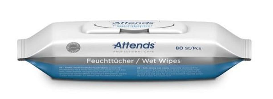 Tvättlapp Attends Wet Wipes refill