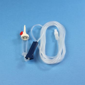 Infusionsaggregat Mediplast luftat 180cm. Steril, DEHP-fri PVC
