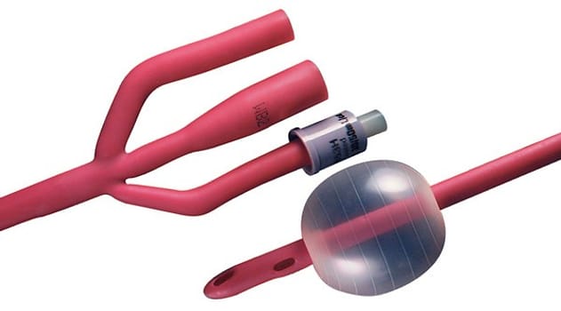 Kad Hematuri Couvelaire 3-V 30ml Ch18 40cm Hydrogelbelagd Latex