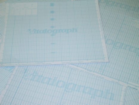 Reg Papper Spirometri Kort För Vitalograph S. 199x218mm
