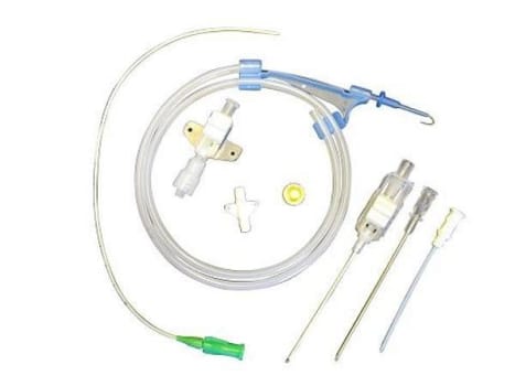 Cvk-Set 1-Lumen 2,5fr 10cm 22g Med Avstängningsventil Careflow