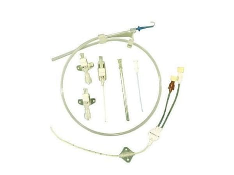 Cvk-Set 2-Lumen 4fr 15cm 20/22g Med Avstängningsventil Careflow