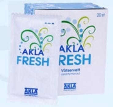 Våtservett Aklafresh oparfymerad