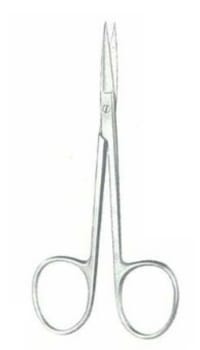 Sax Kirurg Iris Fin Rak 10cm Sp/Sp Enklare Op-Kvalitet
