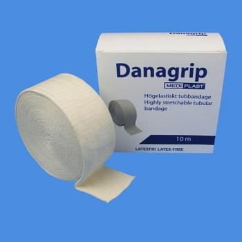 Tubbandage Stöd Bredd 7,5 Cm 10 M/Förp Oblekt Danagrip