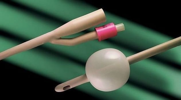 Urinkateter Biocath ch14 40cm Nelaton, latex hydrogel m bipackad spruta