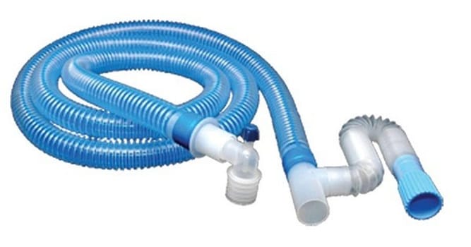 Respiratorslang Limb-o 180cm komplett med knä/samlingsport