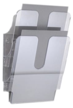 Blankettfack Flexiplus A4 väggmont transparent 2st fack/förp