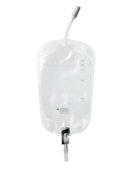 Urinpåse tömbar, Conveen Sec+ 0,5L SL=6cm. Backventil, PVC-fri
