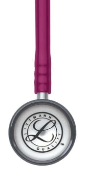 Stetoskop littmann classic 2 pediatrik hallonröd