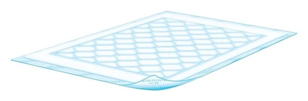 Hygienunderlägg Tena Bed Plus 60x90cm. Engångs SAP
