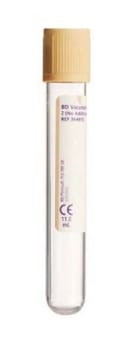 Vakuumrör vacutainer u tillsats uri 14/11ml gul papper