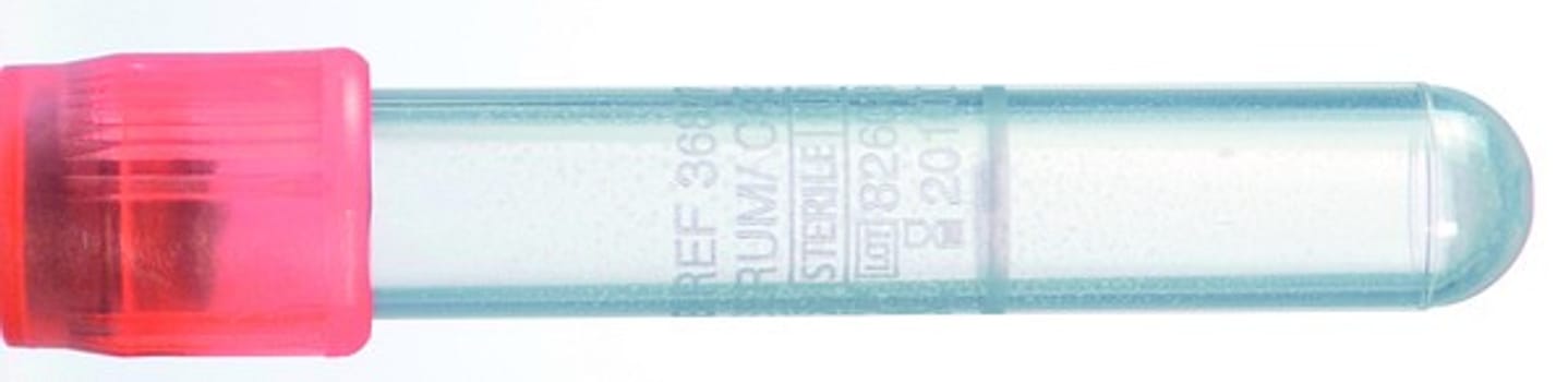 Vakuumrör vacutainer koag akt serum 5/2ml röd transp