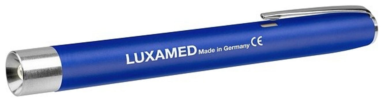 Pennlampa led blå 13cm 2St AAA batterier