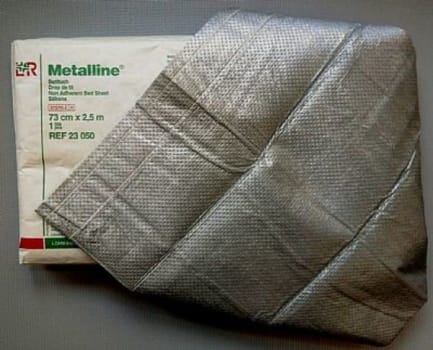 Brännskadelakan Metalline 73x250cm steril