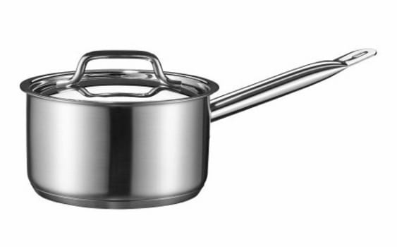 Kastrull med lock rostfri 1,5l för induktionshäll
