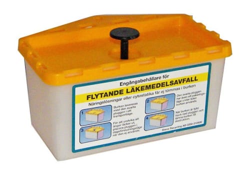 Behållare flytande läkemedel 0,45l engångs