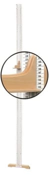 Längdmätare i trä 0-220cm, avsedd för vägg