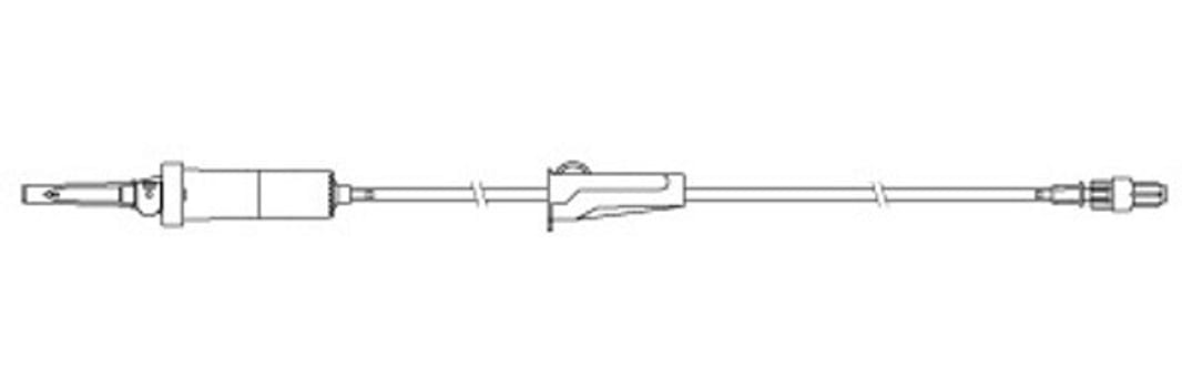 Infusionsaggregat BD luftat 185cm. Steril, PVC-fri