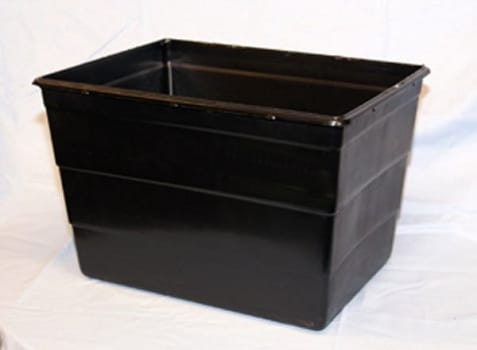 Riskavfallsbox San Sac svart 25l polypropen utan lock. Lock:10005140