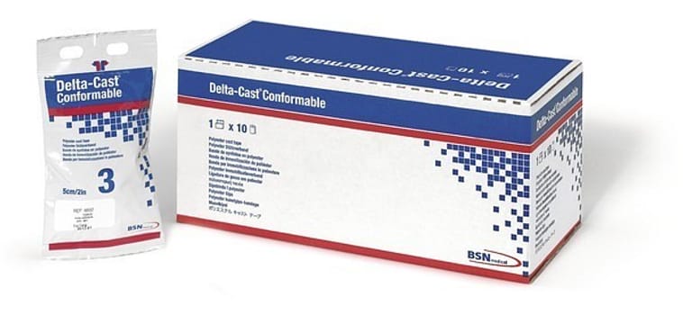 Deltacast conformable 10cmx3,6m syntetiskt