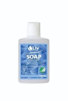 Flytande kroppstvål LIV 4i1 150ml oparfymerad Svanenmärkt
