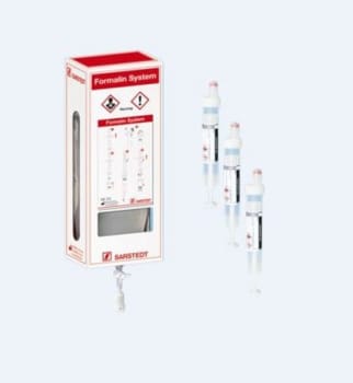 Formaldehydset 4% buffrad 9ml rör 450ml lösning och 100 st rör