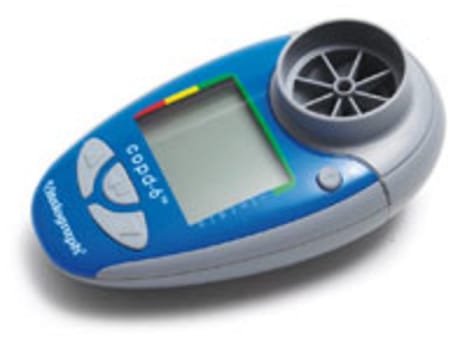 Screeningsmätare kol copd6 batteridrift