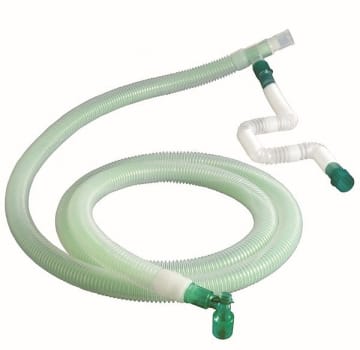 Narkosslang Coax 22mm 1,8+0,5m med vridbart knä o samplingsport