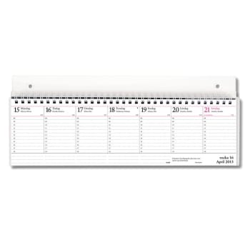 Kalenderställ vägg transparent för veckoalmanackan 305x90mm