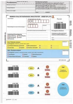 Remiss droganalys arbetsplats Unilabs 50 st/fp