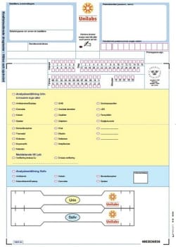 Remiss droganalys hälso- och sjukv Unilabs 50 st/fp