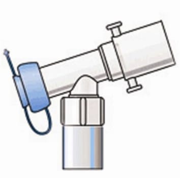 Kopplingstycke knä med dubbelswivel m15-f15 dubbelport
