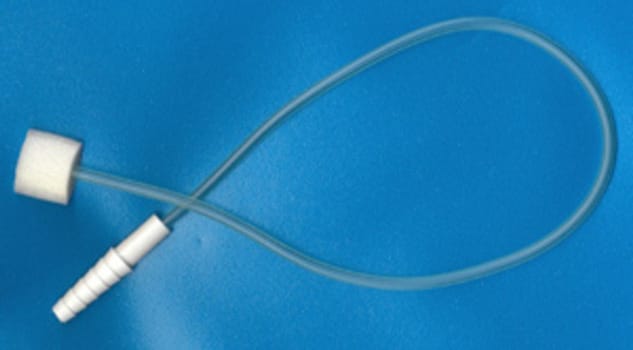 Syrgaskateter Extrudan 40cm slang ftalat & latexfri med skumplastkudde