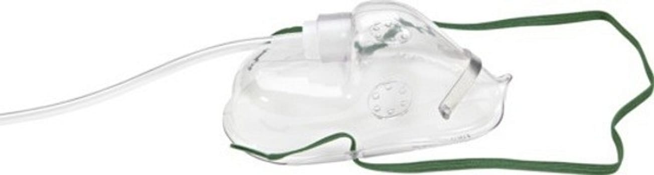 Syrgasmask Hudson vuxen 2,1M slang latexfri engångs